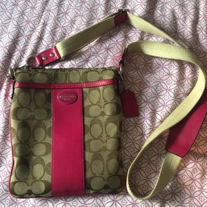 Coach Pink Crossbody Bag